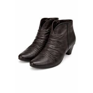 Pikolinos Women’s Leather Ankle Sz 39  US 8.5 Ruched Zip Booties